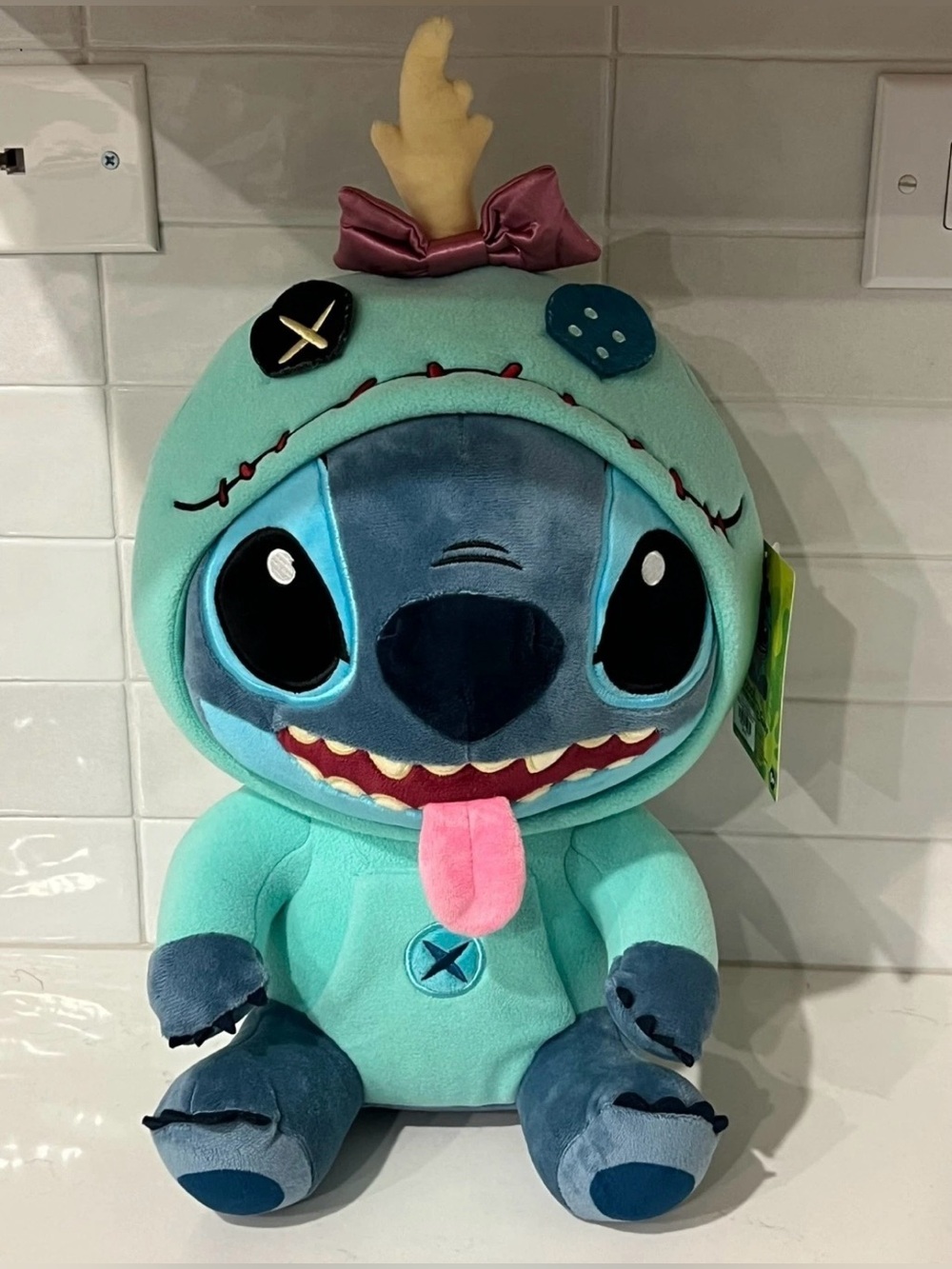 DISNEY Lilo & STITCH in SCRUMP Hoodie Costume Plush 13" Halloween KidRobot 13"